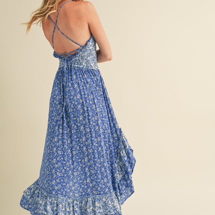 Aemi + Co Ditsy Floral Ruffled Hem Maxi Cami Dress - Image 2