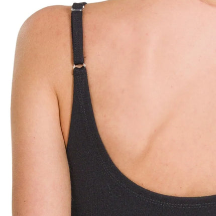 Zenana Ponte Spaghetti Strap Bodycon Mini Dress - Image 6