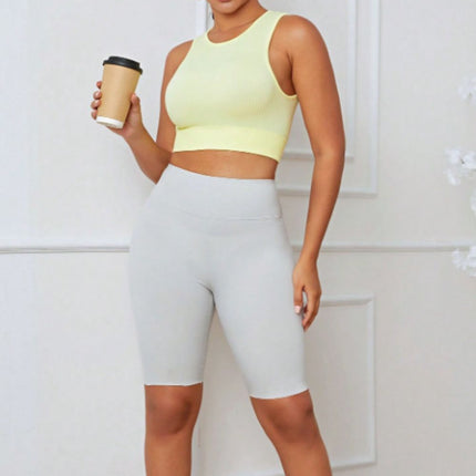 Round Neck Long Active Bra - Image 4