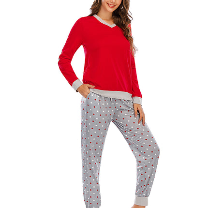 Long Sleeve Top and Polka Dot Pants Set - Image 8