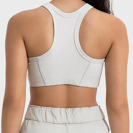 Millennia Wide Strap Cropped Sport Tank - Image 2