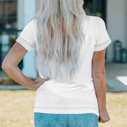 Cowboy Hat Graphic Round Neck Tee - Image 2