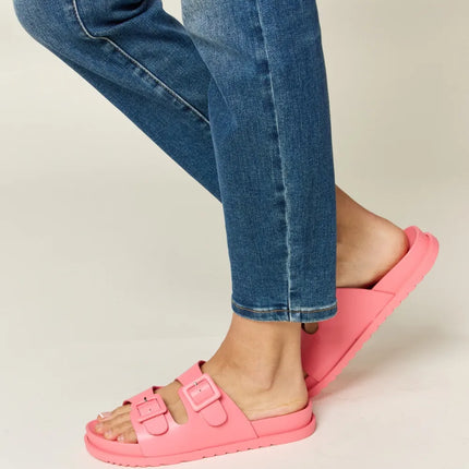 Legend Double Buckle Open Toe Sandals - Image 4