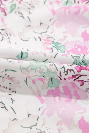 Printed Round Neck Long Sleeve Blouse - Image 11