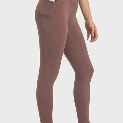 Millennia V-Waist Yoga Leggings with Pockets - Image 11
