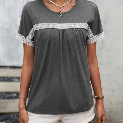 Ivy Lane Contrast Round Neck Short Sleeve Tee - Image 4