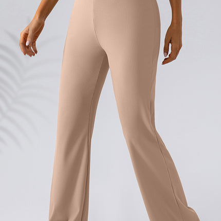 High Waist Straight Active Pants - Image 1