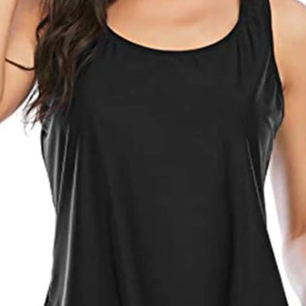 Cutout Printed Round Neck Three-Piece Swim Set - Image 10